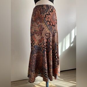 Bohemian Floral Maxi Skirt